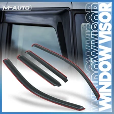 Window Visor Vent Sun Rain Deflector Guard for 02-06 GMC/Chevy Envoy/Trailblazer