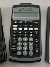 TI-BA II Plus / BA II Plus Professional Calculator - TESTED, Includes Cover