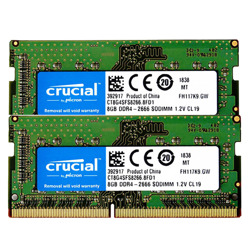 Crucial DDR4 32GB 16GB 8GB 2666MHZ PC4-21300 memory SODIMM Laptop RAM ...