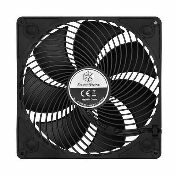 Silverstone AP183 180mm x 180mm x 32mm Air Channelling Fan - Image 2 of 4