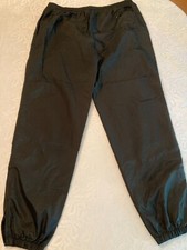 Vtg 80's High Intensity Brand Windbreaker 100 Nylon Pants Mens XL Black