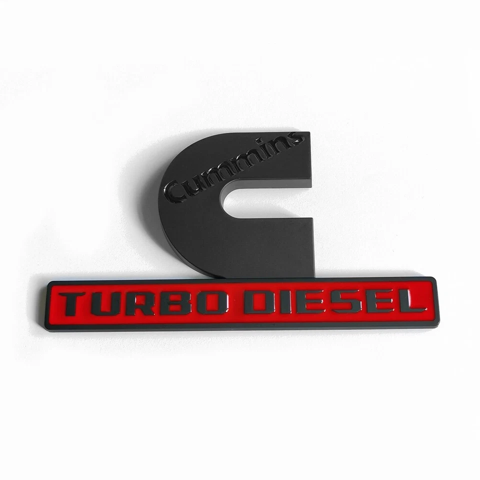 2x OEM 2019 Ram 2500 3500 Cummins Turbo Diesel Emblem Badge for 68358494AA - Image 3 of 4