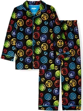 Marvel Avengers Boys Pajamas Sleepwear Shirt & Pants 2 Piece Set SMALL 6-7 New!
