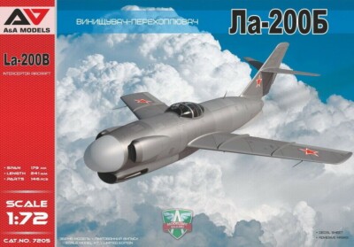 1/72 A&A Models AAM 7205 La-200B All-weather interceptor prototype