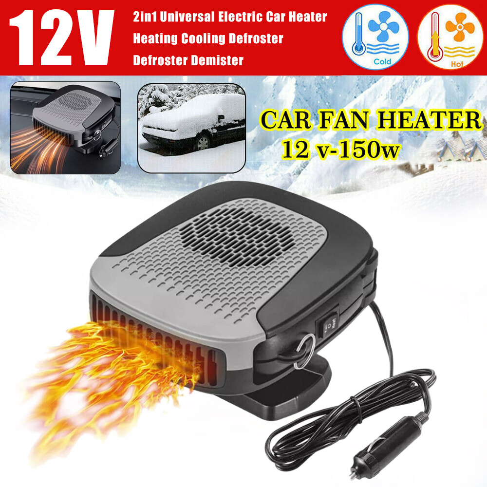 12V 120W Car Portable Electric Heating Fan Defogger Defroster