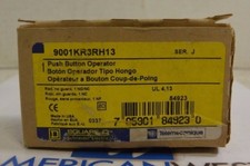 Square D 9001KR3RH13 RED PUSH BUTTON - NEW
