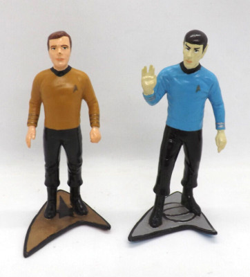 1991 Captain Kirk + Mr. Spock Star Trek Actionfiguren Hamilton