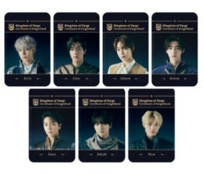 ENHYPEN DARK MOON Vargr ID card ORANGE BLOOD album pop up store