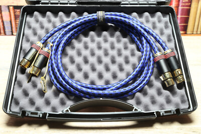 Goldkabel Highline Series 2x 150cm XLR Kabel m/fm balanced interconnect cables