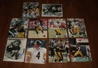10 STEELERS AUTOGRAPHED 8x10 W/COA -  KOLB - REED - COURSON - FARRIOR - FUQUA