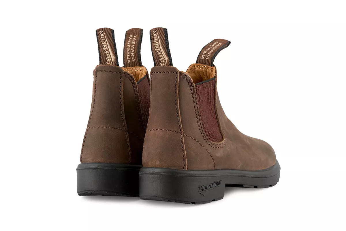 Blundstone 565 Kids Unisex Rustic Brown Leather Boots