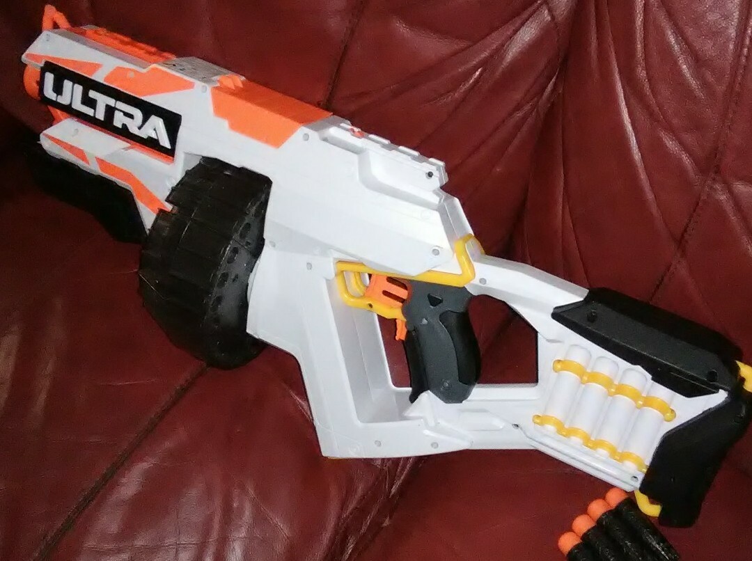 NERF Ultra One Motorized Blaster Toy Gun with 4 Darts Tested