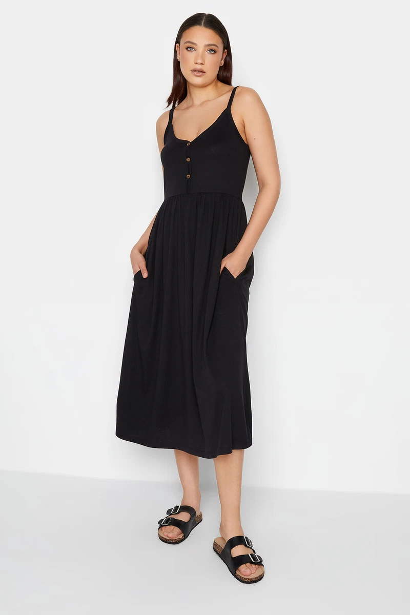 Button down cami dress top