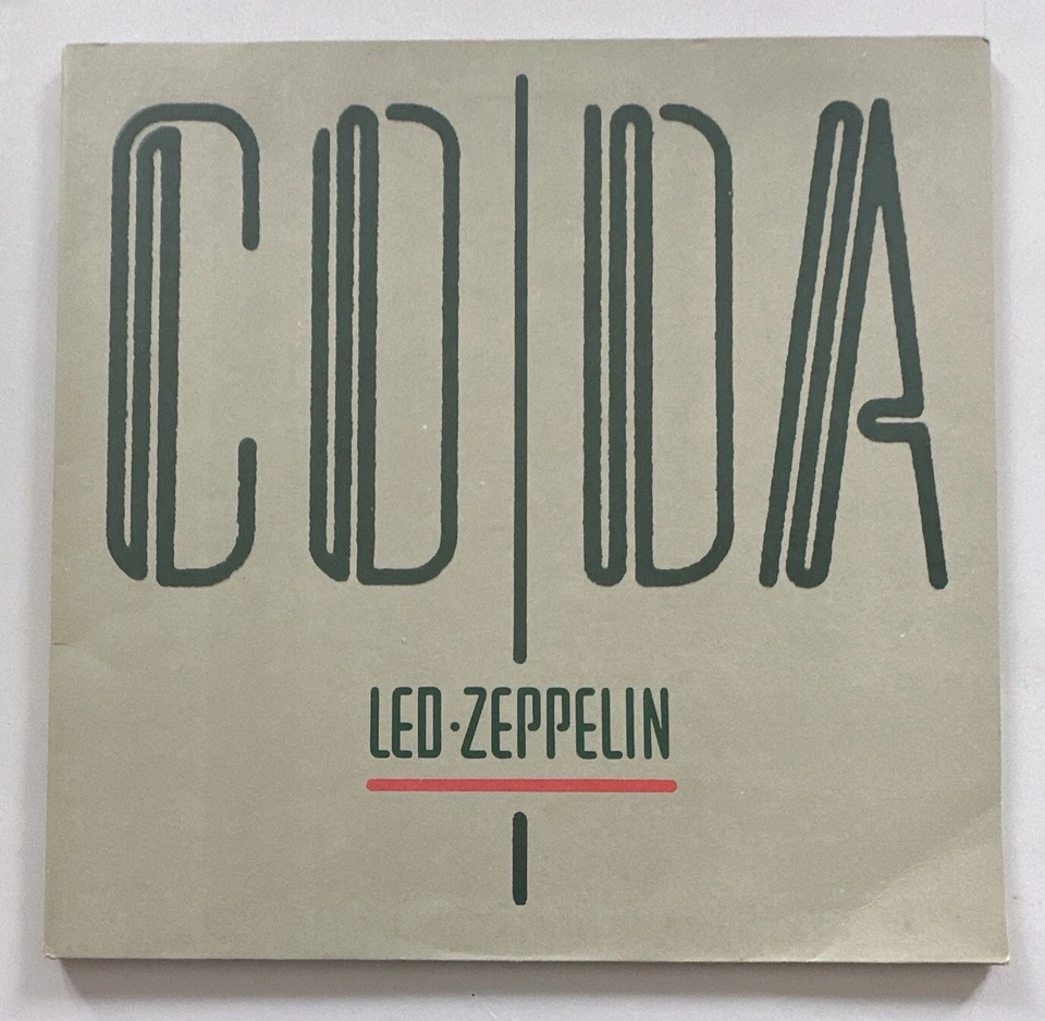 Led Zeppelin - Coda - Vinyl LP Album Record 1982 Swan song Ex / Nm Nice Copy - Image 2 of 4