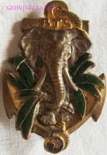 IN20604 - INSIGNIA 5th Battalion of Senegalese Riflemen Elephant Cote d’Ivoire