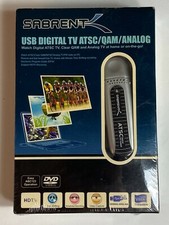 Sabrent USB Digital TV Tuner ATSC/QAM/ANALOG Remote Control Supports HDTV SEALED