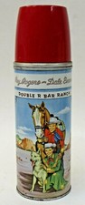 circa 1954 ROY ROGERS DALE EVANS Double R Bar Ranch THERMOS near mint
