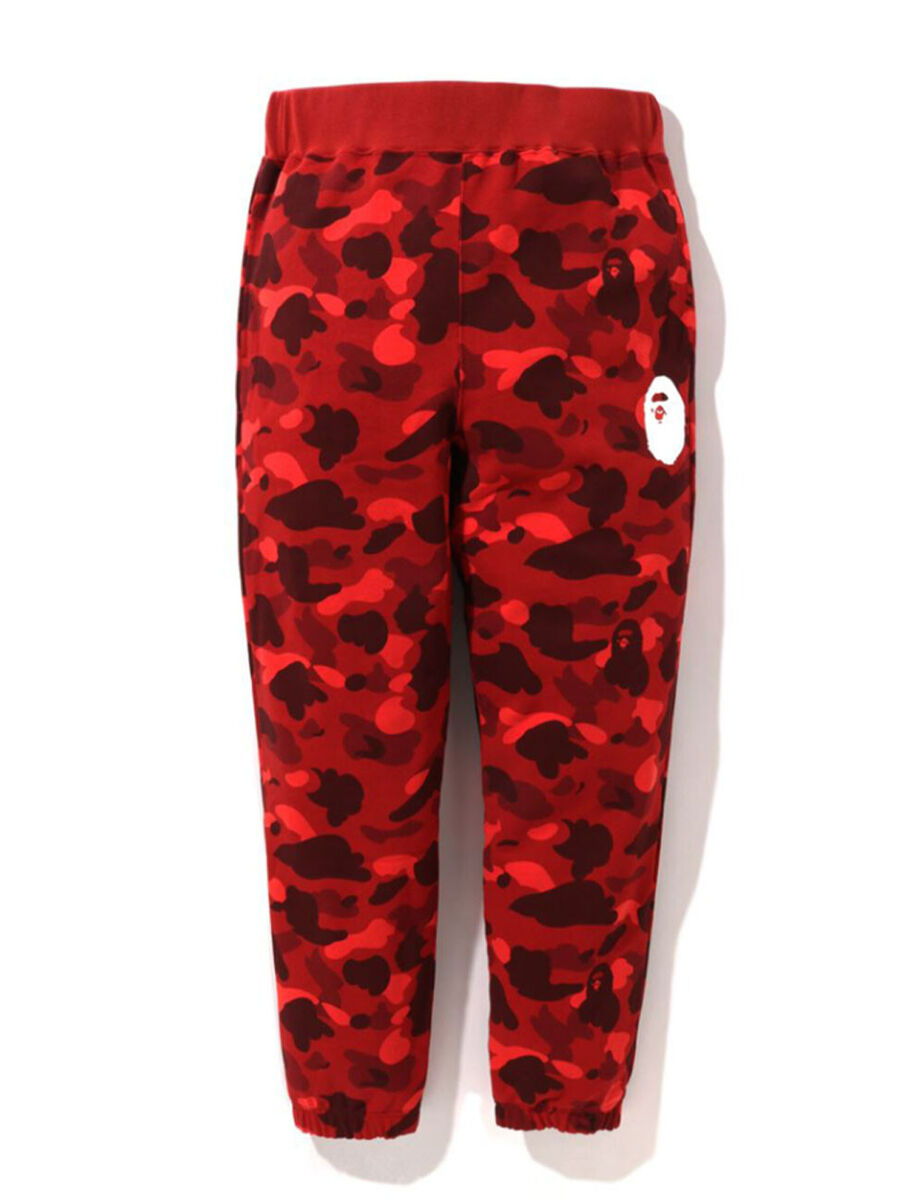 A BATHING APE Men's COLOR CAMO SWEAT PANTS 1I80152001 z | eBay