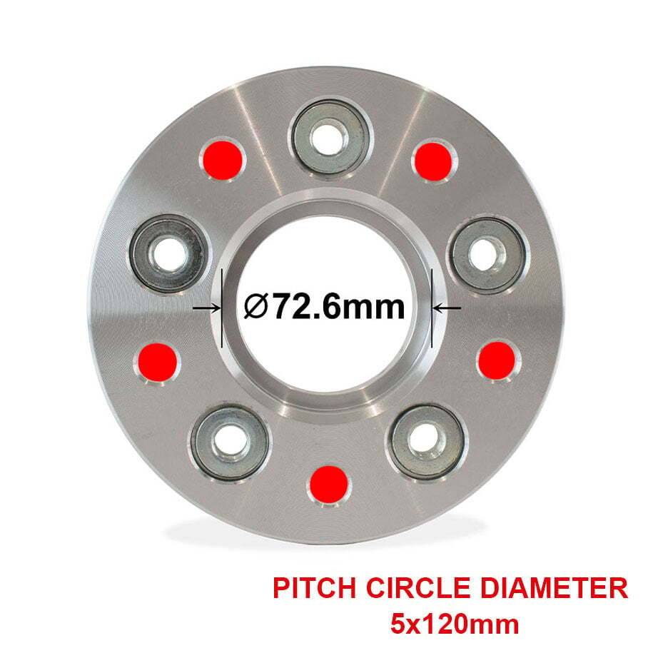 BMW PCD Hub Adapters 5x120 Hub to 5x112 Wheel 20mm For BMW 7 Series 1