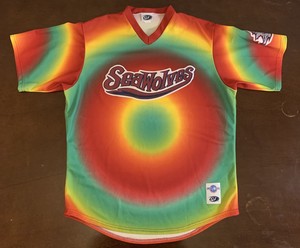 tie dye baseball jersey