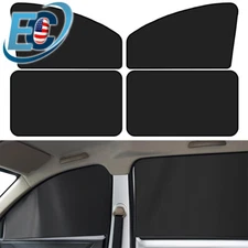 4 Pack Magnetic Car Window Sun Shade Cover Front Rear Shield UV Block Protection