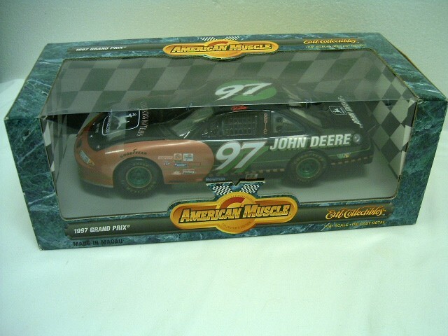 JOHN DEERE / AMERICAN MUSCLE, CHAD LITTLE # 97,  1/18th SCALE, DIE CAST METAL