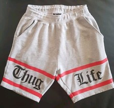 Thug Life kurze Hose 187 Shorts Gr. M Grau Nu...