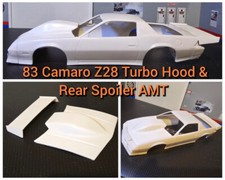 Resin Turbo Hood Rear Spoiler Combo For 83 Camaro Z28 Amt 125. Resin Turbo Hood Rear Spoiler Combo For 83 Camaro Z28 Amt 125.