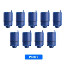 AQUA CREST Water Filter Replacement for RF-9999® Faucet , NSF Certified, 9 Pack