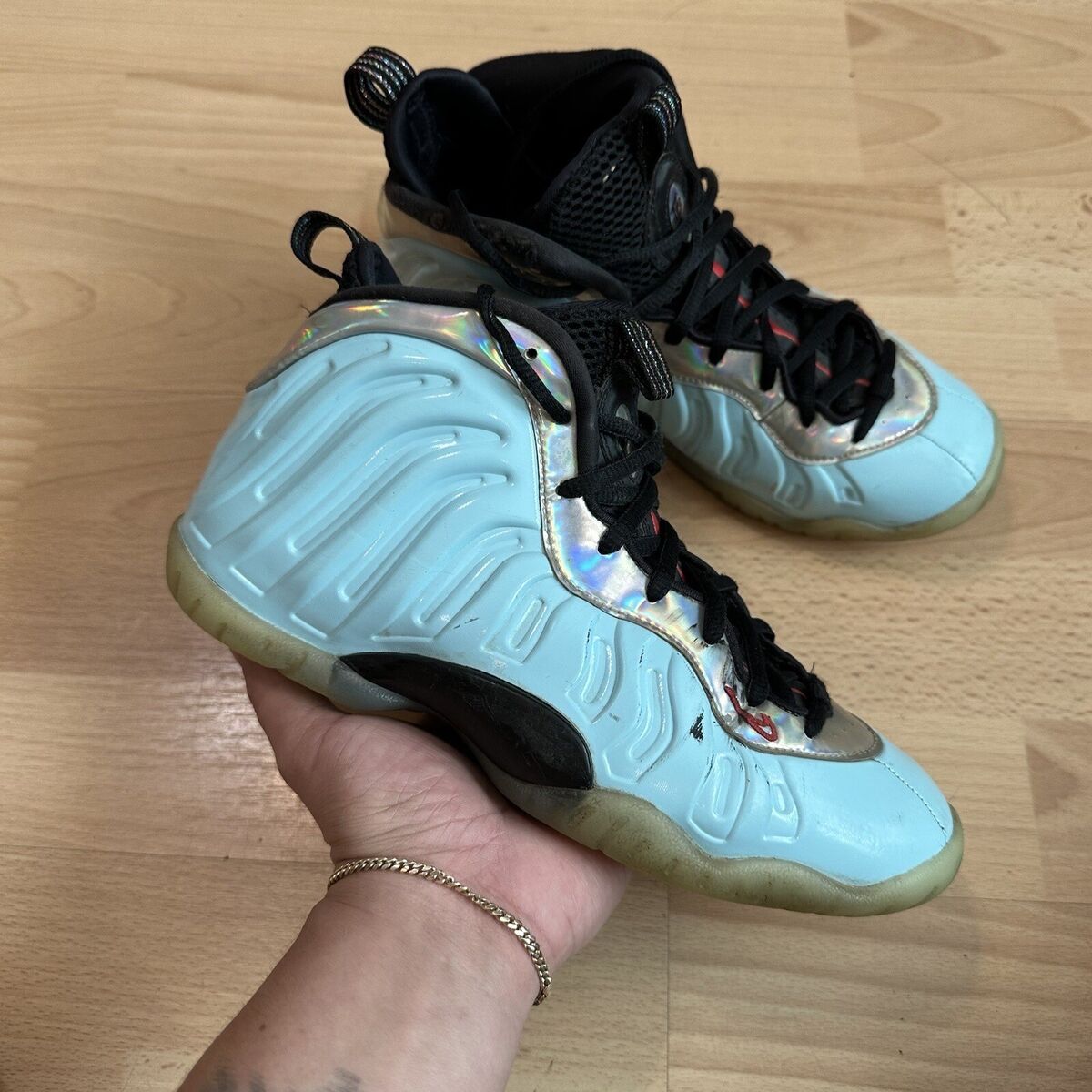 Nike Air Foamposite Little Posite One Mixtape Teal Copa Blue Nike Air Foamposite Little Posite One Mixtape Teal Copa Blue