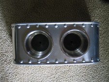 Cool Center Console For Bomber Seats Double Cup Holders Solid Rivets Vintage