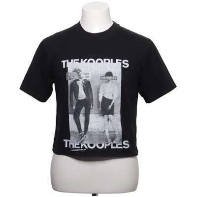 The Kooples, T-shirt, Größe: S, RELAXED, Schwarz, Print #YXG