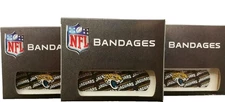 Lot 3 Box NFL Jacksonville Jaguars 120 Count Bandages First Aid 3" Adhesive Band