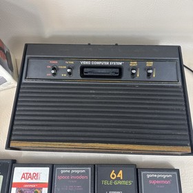 Atari 2600 Video Computer System With 2 Joystick & Games