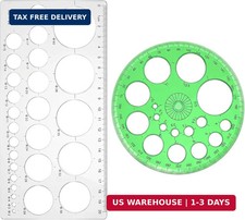 1PC Circle Stencil Template for Drawing School Office Art Design Engineering