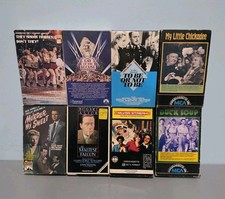 Betamax Movie Lot Magnetic Video Lot Of 8 Rare Marx Prior Wilder Bogart Beta