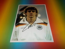 Pierre Littbarski  DFB Weltmeister 1990 signed signiert Autogramm auf 20x28 Foto