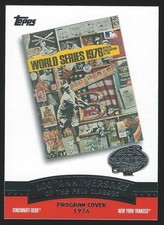 2004 Topps Fall Classic Covers 1976 World Series Reds vs. Yankees Baseball Card