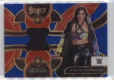 2024 Panini Select WWE Selective Swatches Blue Prizm 22/49 Raquel Rodriguez g1s