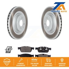 Coat Disc Brake Rotor Semi-Metallic Pad Front Kit For 2017 Mercedes-Benz GLS350d