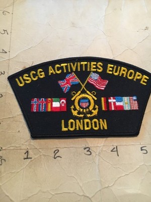 USCG US Coast Guard Activities Europe London Patch 7/14/25