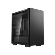 Image of DeepCool MACUBE 110 micro-ATX Mini Tower Tempered Glass PC Gaming Case - Black