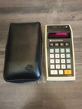 Texas Instruments TI-2550 Vintage 1974 Calculator With Leather Case