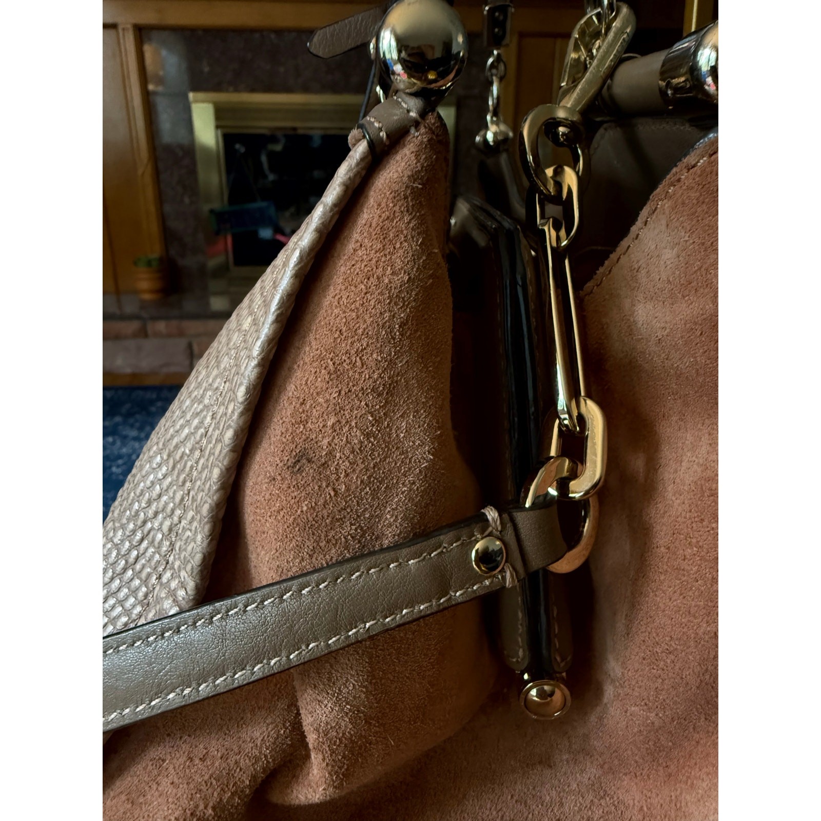 Coach Madison Collection Python Embossed Carrie C… - image 9