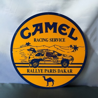 Camel Racing Service   Rallye Paris Dakar Heavy Metal Sign   50 cm (19.7 )