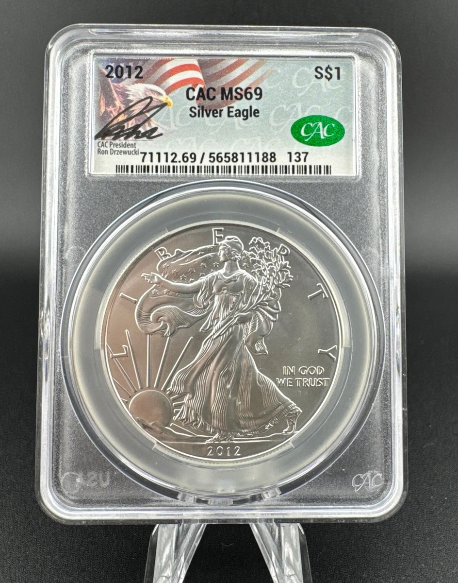 American Eagle MS 69 Graded 2012 Silver Bullion Coins for sale | eBay