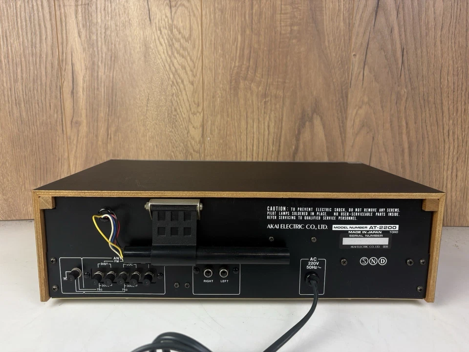 AKAI AT-2200 Vintage Stereo Tuner - Sehr Gut - Bild 4 von 4