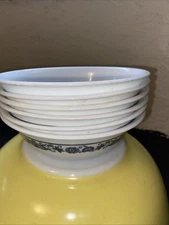 Vtg Corelle by Corning Old Town Blue Onion 6.25” Cereal Soup Bowls Set of 6 USA