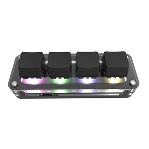 RGB Clavier de jeu Macropad mécanique Programmation Macro personnalisé Knob clavier