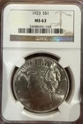 1923 Peace Silver Dollar MS63